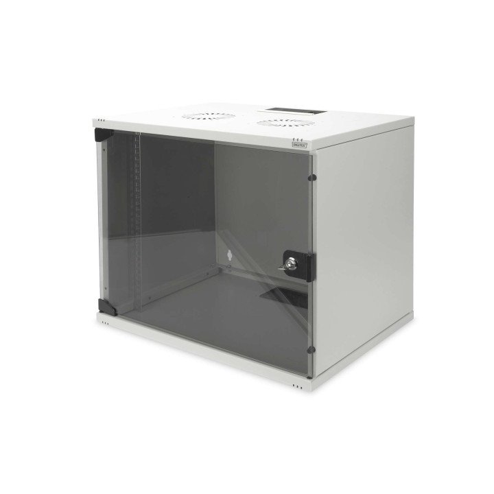Digitus DIG-DN-19-09U-S-1 19 дюймов 9U настенный шкаф стекло