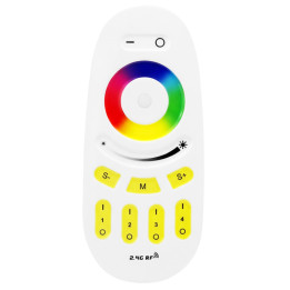 PSMART tālvadības pults 4 zonas RGB kontrolleru sloksnēm Balta PX RF 2.4GHz sērija