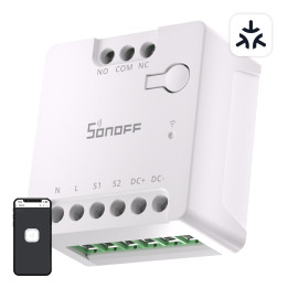 SONOFF MINI-D Smart WiFi Matter Switch (AC/DC 12-48V, sauss kontakts)