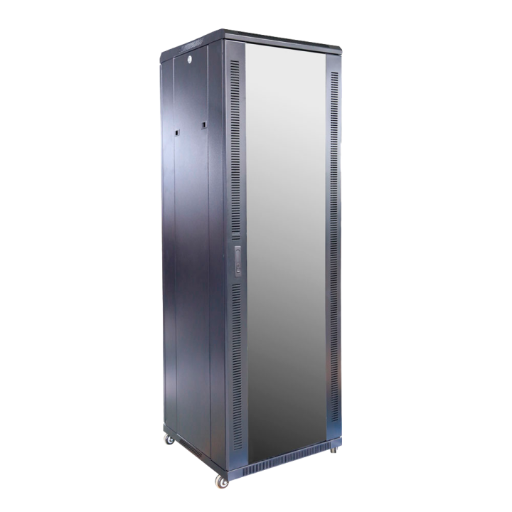 MARCA BLANCA RACK-37UFN 19" 37U brīvi stāvošs tīkla serveru skapis ar stikla durvīm