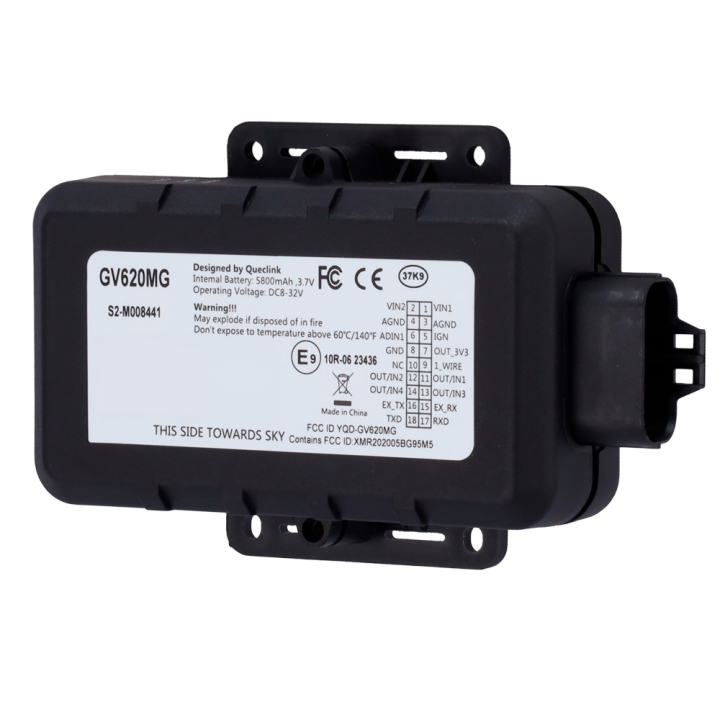 QUECLINK QL-GV620MG GPS izsekotājs Bluetooth BLE IP67 ūdensnecaurlaidīgs aktīvu izsekotājs