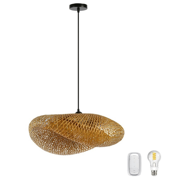 Immax BOHO HILO-COMPLET 60 cm griestu lampa ar viedo spuldzi un tālvadības pulti 08269-S