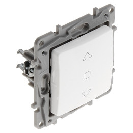 LEGRAND LE-764512 Niloe tiešās vadības slēdzis rullētājiem 6A balts
