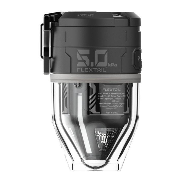 Flextail Max Pump 3 pārnēsājamais sūknis (melns)
