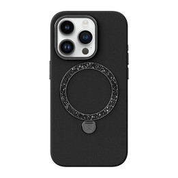 Joyroom PN-15L2 Dancing Circle futrālis tālrunim iPhone 15 Pro (melns, bez kastes)