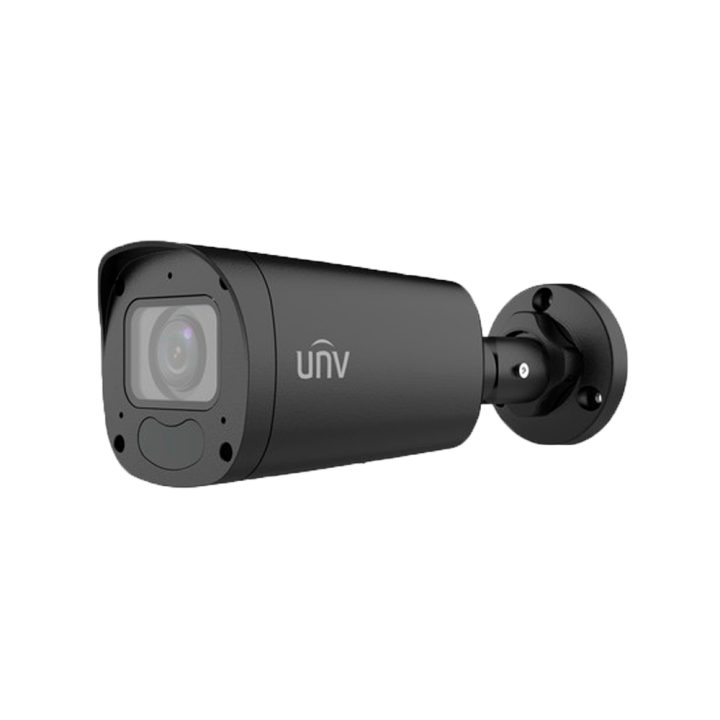 UNIVIEW EASY UV-IPC2324LB-ADZK-G-BLACK 4MP āra lodes IP kamera ar PoE, Wi-Fi, IP67, IR 50m, varifokālu 2.8-12mm