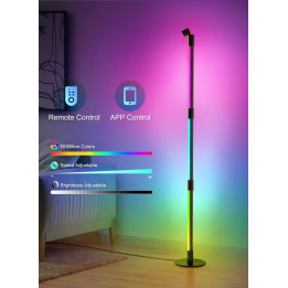 Immax NEO LITE Smart Ambiente lampa 135 cm, 12W, RGB, regulējama, Wi-Fi TUYA + mini prožektors