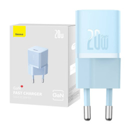 Mini sienas lādētājs Baseus GaN5 20W (zils)