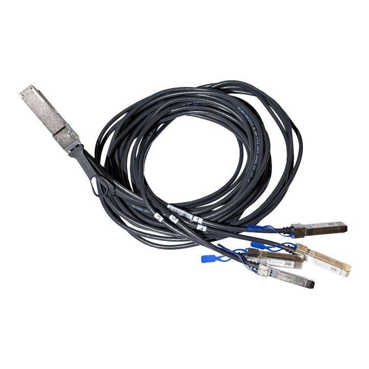 MikroTik RTB-DQ+BC0003-DS+ QSFP56 200G разветвительный кабель 4x50G