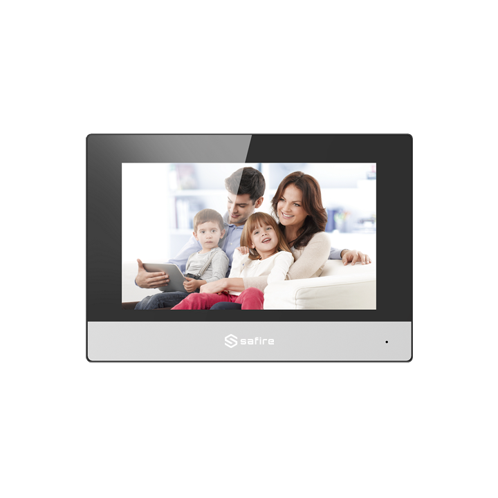 SAFIRE SF-VIDISP01-7IP IP video domofons ar PoE un ONVIF atbalstu