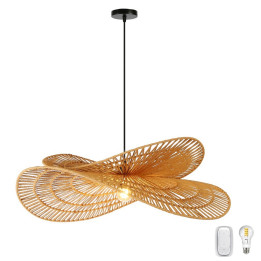 Immax BOHO MARIPOSA-COMPLET 80 cm griestu lampa ar viedo spuldzi un tālvadības pulti