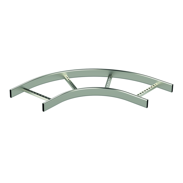 MEKA ABC069 KS90 kabeļu trepes 90° līkums R300 cinkots