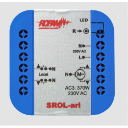 Ropam SROL-ARI Bezvadu rullo slēģu kontrolleris 230 V maiņstrāva, iegremdēšanai