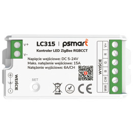 PSMART LED kontrolieris RGBCCT 5-24V 15A Series PX ZigBee TUYA