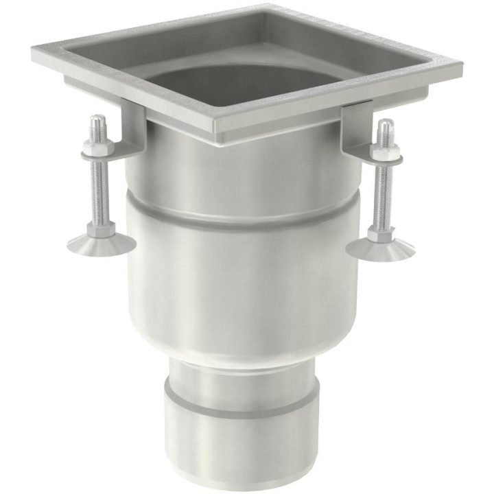 SLAPA 157 DN100 200x200 VERTIKĀLS