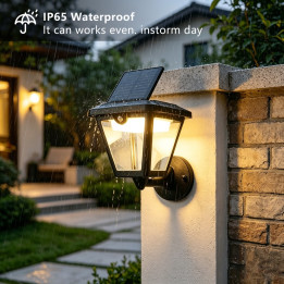 Immax SUN LAMPADA āra pie sienas montējama saules LED gaisma ar PIR sensoru