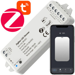 Kontroler LED ściemniacz Mono 2CH*5A LED Seria SD ZigBee TUYA