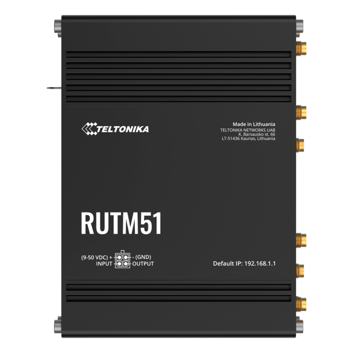Teltonika TK-RUTM51 Гигабитный Wi-Fi AC маршрутизатор – 1000 Мбит/с двухдиапазонный, 1G Ethernet