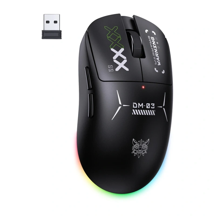 ONIKUMA DM03 RGB spēļu pele (melna)