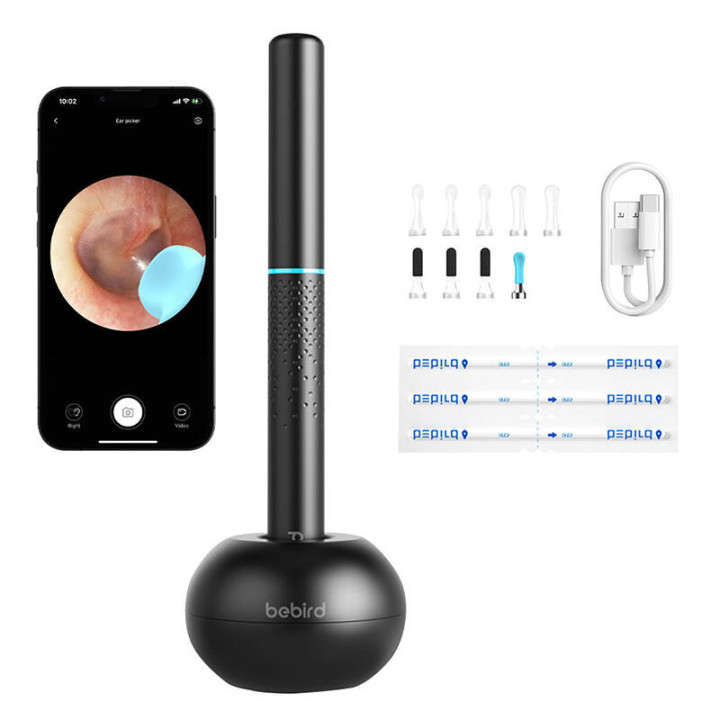 Smart Visual Ear-Clean Rod Bebird M9 S (melns)