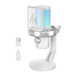 Vision DM40 Pro mikrofons (balts)