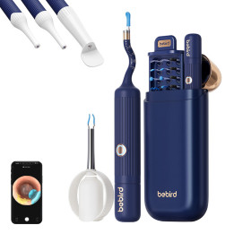 Bebird EarSight Plus otoskops ar ausu tīrīšanas kameru (zils)
