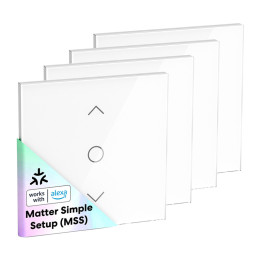 MEROSS MRS100MA(EU) Smart Wi-Fi (Matter) rullo slēdža slēdzis (4 pack)