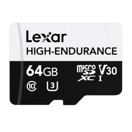 Lexar augstas izturības microSDHC/microSDXC 64GB atmiņas karte