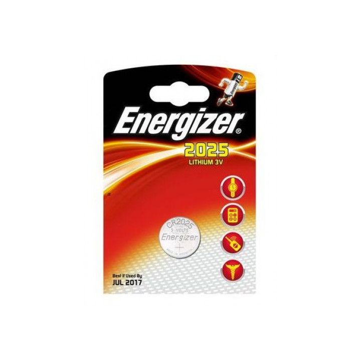 Energizer CR2025 / DL2025 / ECR2025 3V 163mAh litija baterija 1 gab.