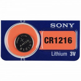 Sony CR1216 / DL1216/ ECR1216 3V 30mAh litija elektronikas (elektronika) baterija 1 gab. (ražots Japānā)