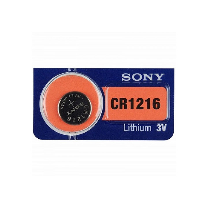 Sony CR1216 / DL1216/ ECR1216 3V 30mAh litija elektronikas (elektronika) baterija 1 gab. (ražots Japānā)