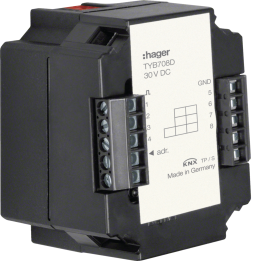 Hager TYB708D universālais interfeiss, 8 grupu komforts