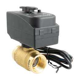 AFRISO BEV – 2 virzienu zonu vārsts ar izpildmehānismu, DN25, Rp __LIN_KEEP_NUMBER_4", Kvs 60 m³/h, 230 V AC, NC