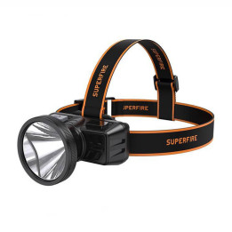 Superfire HL51 galvenā luktura zibspuldze, 160 lm, mikro USB, 4 režīmi, 300 m