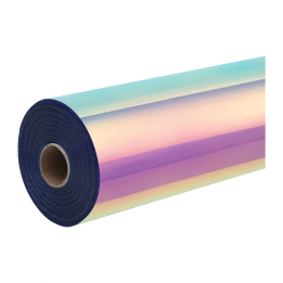 HTVRONT hologrāfiskā pašlīmējošā plēve, 30,5 cm x 90 cm (rozā)