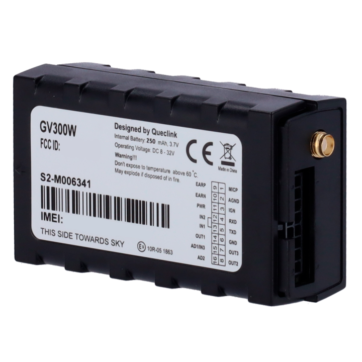 QUECLINK QL-GV300W GPS-трекер с Bluetooth – Компактный трекер для отслеживания активов в реальном времени