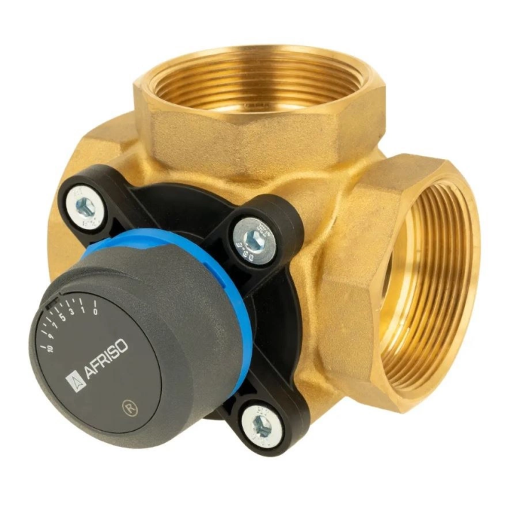 Rotējošais trīsceļu maisīšanas vārsts ARV 386 Vario ProClick, DN40, Rp1 1/2 collas Kvs=14-36