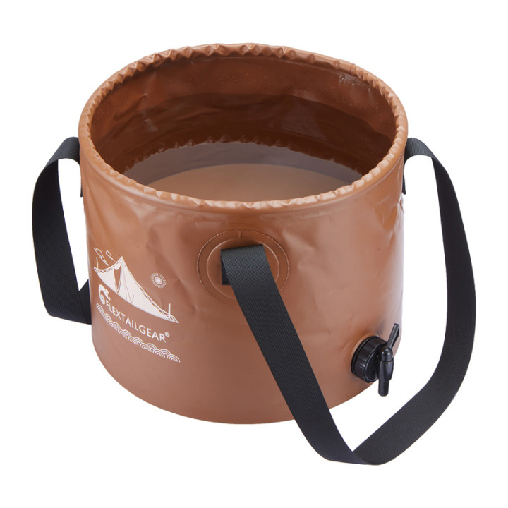 Flextail Flex Bucket 20L saliekamais kauss (brūns)