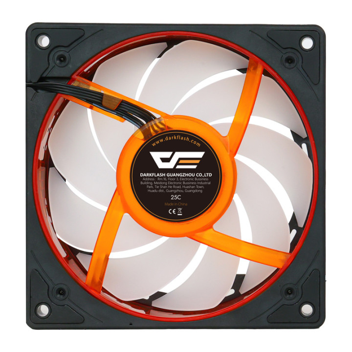 Darkflash DE8 dzesēšanas ventilators (melns)