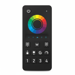 PSMART 4 ​​zonu tālvadības pults RGBW kontrolleriem PX RF 2.4GHz sērija