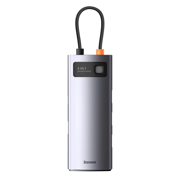 Hub 4in1 Baseus Metal Gleam Series, USB-C līdz 4x USB 3.0