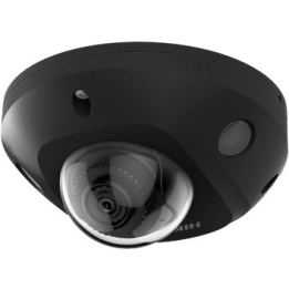 Hikvision DS-2CD2543G2-IS(2.8mm)(BLACK) 4 MP AcuSense iebūvēts mikrofons fiksēts mini kupola tīkla kamera