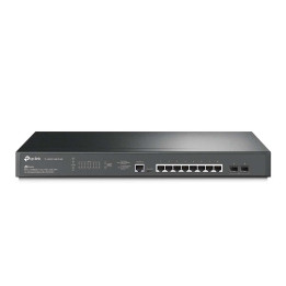 TP-Link :: TL-SG3210XHP-M2 Управляемый коммутатор L2+ JetStream, 8 портов PoE+ 2.5GBASE-T, 2 слота SFP+ 10 Гбит