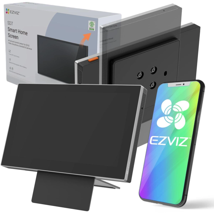 EZVIZ SD7 – bezvadu skārienekrāna monitors video domofonam