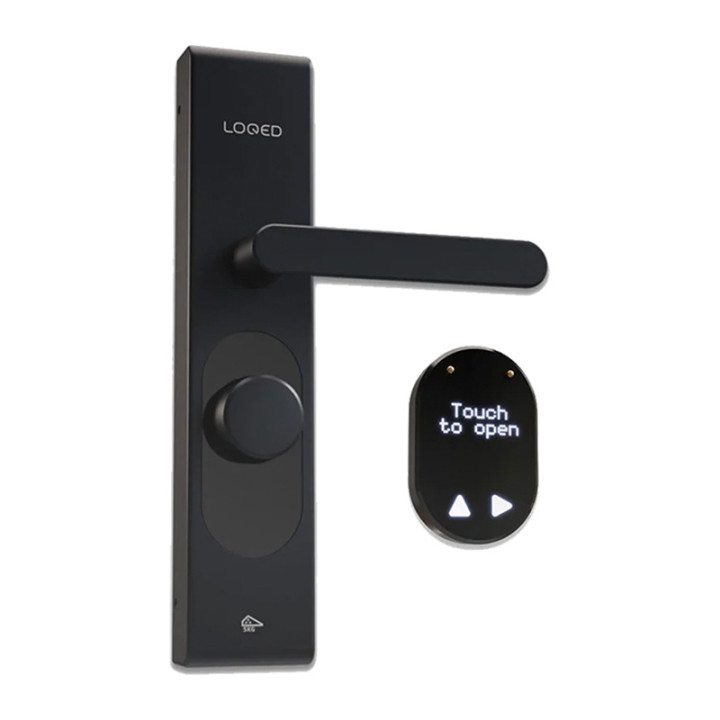Shelly LOQED Smart Wi-Fi + Bluetooth Touch Lock, Black Edition — Sonoff, SmartWise, Shelly ES vairumtirdzniecības izplatīšana
