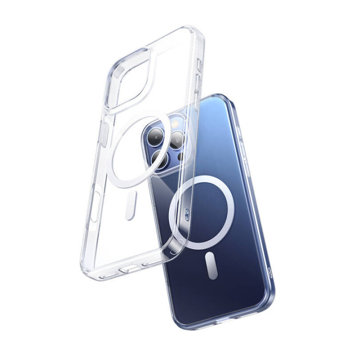 McDodo PC-4923 magnētiskais futrālis iPhone 16 Pro Max (caurspīdīgs)