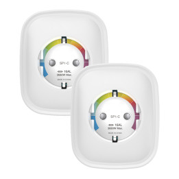 Gosund SP1-HE WiFi viedligzda, 2 gab (HomeKit) (divu iepakojumu) 16A