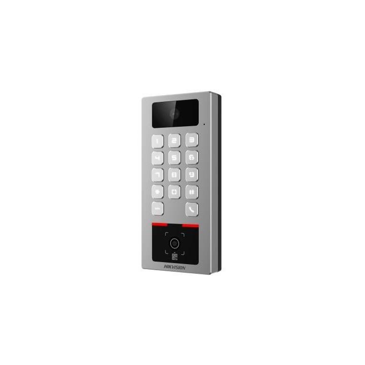 Hikvision DS-K1T502DBWX-CQR piekļuves kontroles terminālis QR Wi-Fi Bluetooth 2MP IP65 IK09 12-24VDC