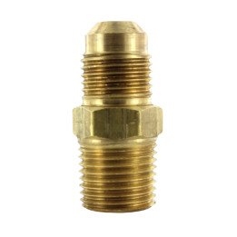 Misiņa pārejas savienojums 1/4" UNF uz NPT