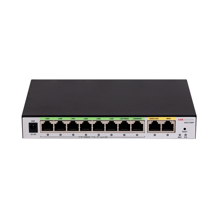 Hikvision DS-3WG210GP-SI 8 portu PoE slēdzis 10/100Mbps